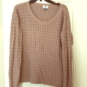 Crew neck old navy knit sweater